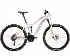 Велосипед MTB GHOST Lanao FS 2 2015 белый/бирюзовый/оранжевый